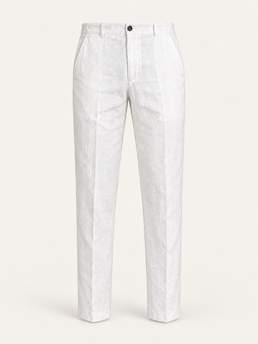 Linen Pants in BIANCO