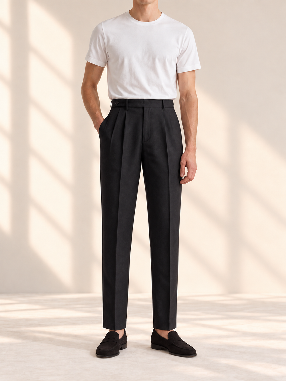 Tailored Trouser Pants in NERO