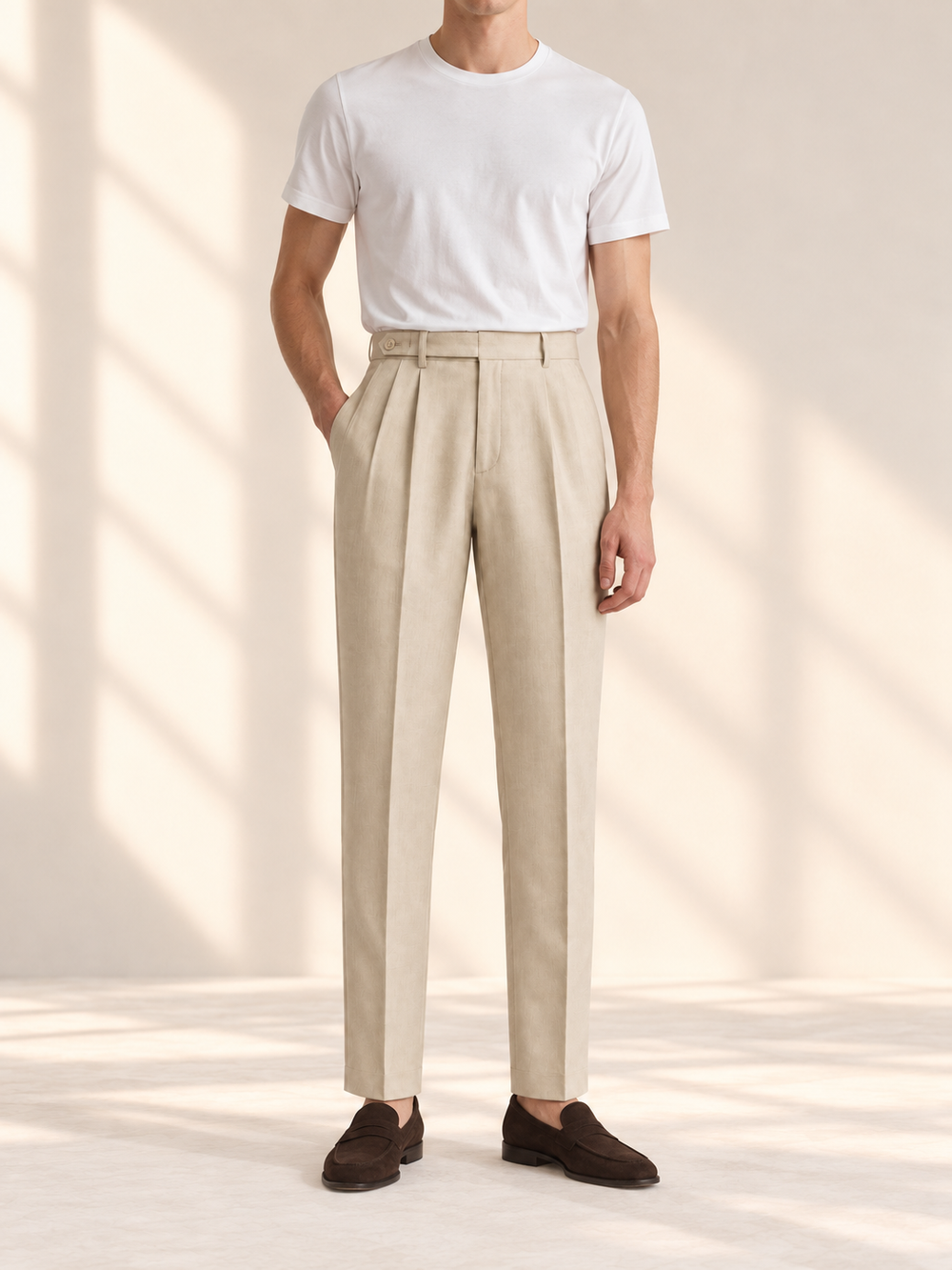 Tailored Trouser Pants in KAKI